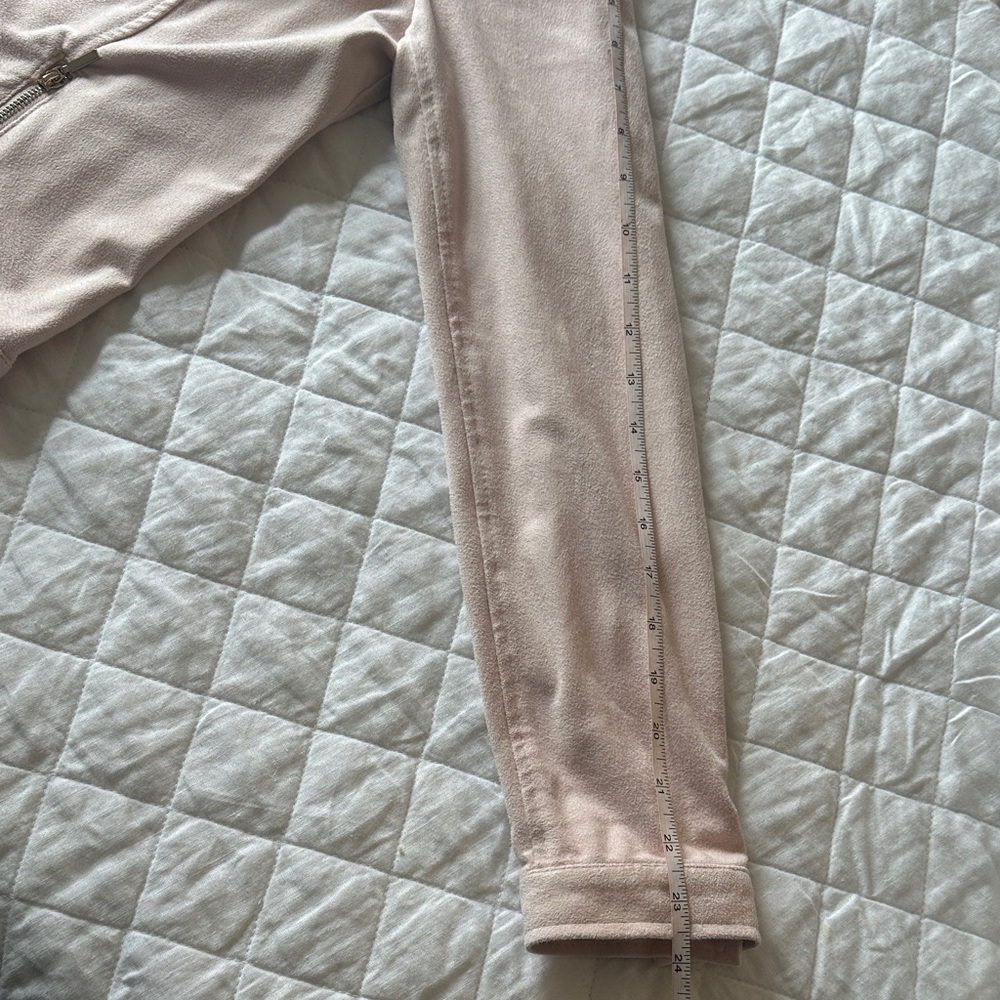 Lysse Light Pink Ruffle Front Zip Jacket - Picture 6 of 6
